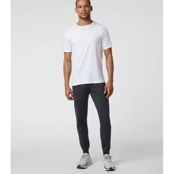 Vuori Mens Ponto Dreamknit Performance Jogger Charcoal Heather Size Large - Picture 2 of 11